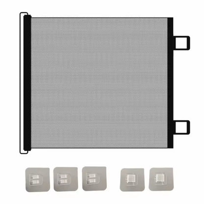 Puerta Malla Retráctil de Seguridad para Mascotas y Niños 130 cm