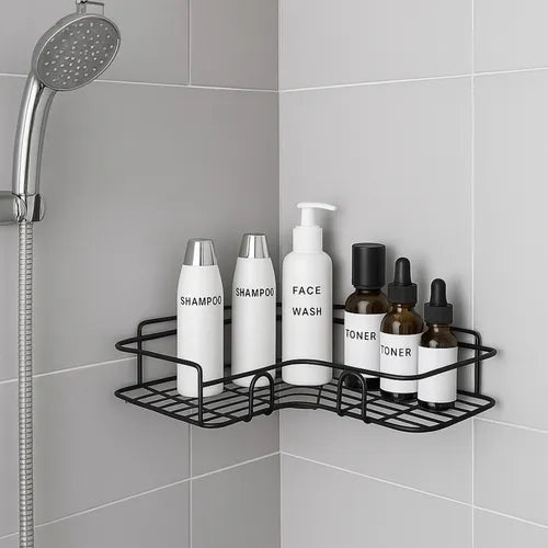 Esquinero Organizador Ducha y Cocina Adhesivo | Sin Taladros, Inoxidable y Resistente