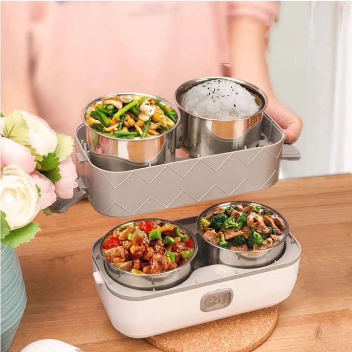Lonchera calentador de Comida para Auto, Hogar y Oficina